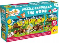 PUZZLE Klasyczne Do Układania LEŚNA PANORAMA Dla Dzieci GRA Ćwiczy PAMIĘĆ