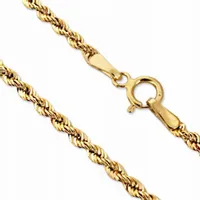 Złoty łańcuszek 585 masywny splot korda wytrzymały damski łańcuch prezent