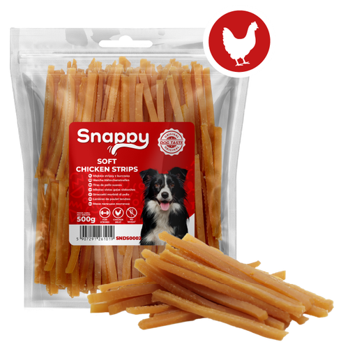 Miękki filet z kurczaka dla psa - przysmak pałeczki z kurczaka 500g SNAPPY na Arena.pl