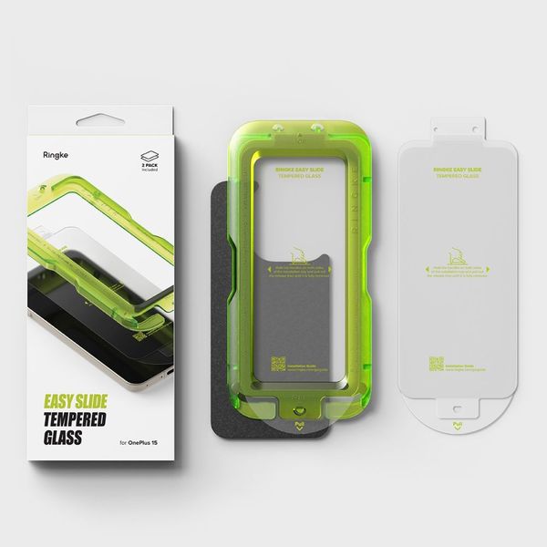 szkło hartowane ringke easy slide 2-pack oneplus 15 clear zdjęcie 8