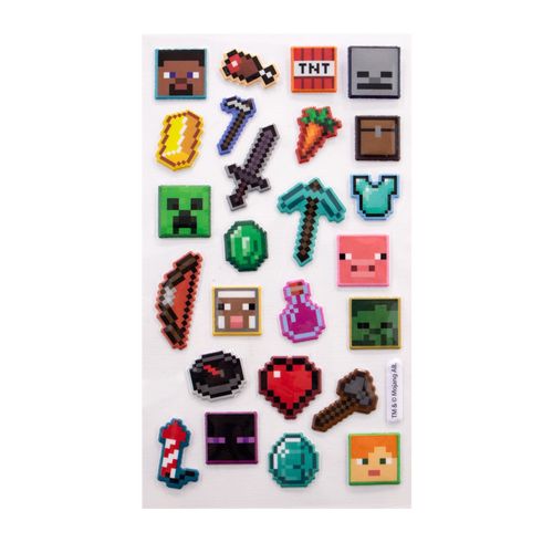Zestaw naklejek Minecraft Assortment na Arena.pl