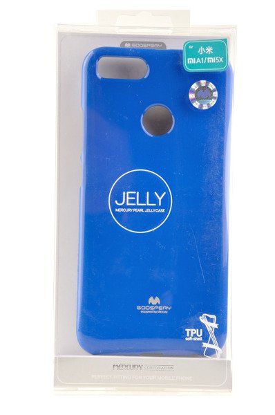 Etui Mercury Goosper Jelly Case do XIAOMI MI A1 / 5X niebieski zdjęcie 4