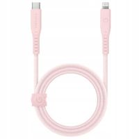 2 x KABEL USB-C - LIGHTNING ENERGEA FLOW 1.5M 60W 3A PD RÓŻOWY SZYBKIE ŁADO
