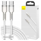 kabel usb-c do usb-c baseus cafule, 100w, 1m (biały)