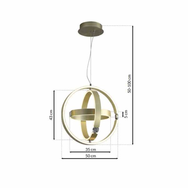 LAMPA WISZĄCA SIRIUS 80W zdjęcie 7
