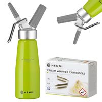 SYFON DO BITEJ ŚMIETANY 0.5L ZIELONY + 10 NABOI HENDI 975879_10