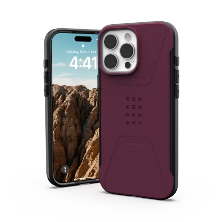 Etui UAG Civilian Magsafe na iPhone 16 Pro Max - czerwone na Arena.pl