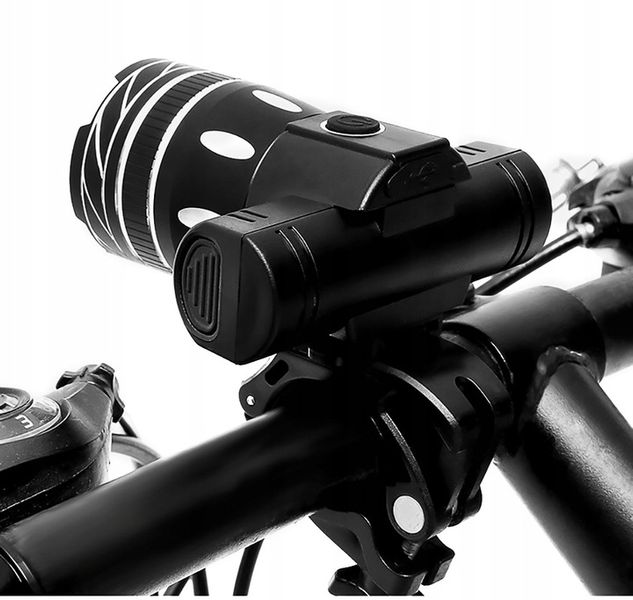 MOCNA LAMPKA ROWEROWA LED XML-T6 CREE USB ZOOM zdjęcie 14