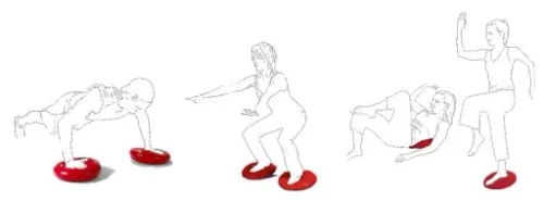 Dysk sensoryczny poduszka jeżyk do ćwiczeń beret Q na Arena.pl