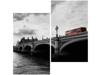 60X60CM AUTOBUSEM BIG BENA DWU OBRAZ ŚCIAN