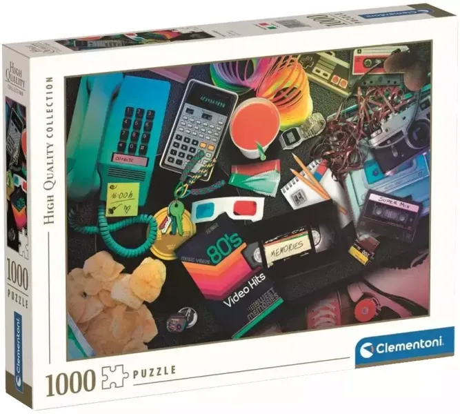 Puzzle 1000 elementów. High Quality Collection. Lata 80. Nostalgia zdjęcie 1