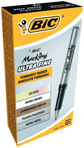 BIC MARKING ULTRA FINE PERMAMENT MARKER CZARNY 070330328525 na Arena.pl