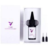 V-LIGHT GLUE CLEAR KLEJ DO PRZEDŁUŻANIA PASMA WŁOSÓW BEZBARWNY MOCNY 20G