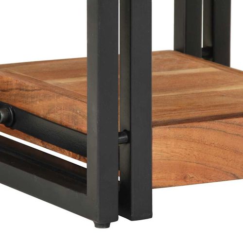 Szafka Nocna 2 pcs Brązowy 30 x 30 x 40 cm lite drewno akacjowe na Arena.pl