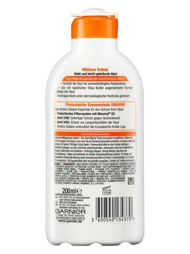 Mleczko Do Opalania Garnier 20 Spf 200 Ml na Arena.pl