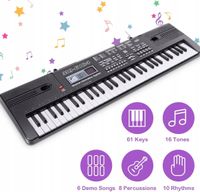 Przenośny Cyfrowy Keyboard Organy Pianino RenFox MQ-012FM dla dzieci