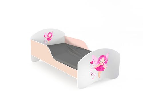 Łóżko dziecięce LEO2 160x70 różowe na Arena.pl
