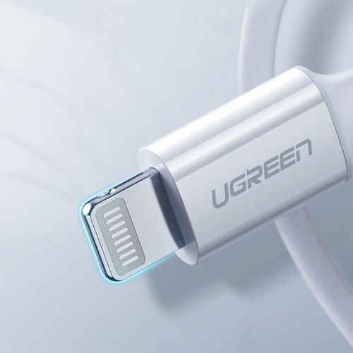Kabel przewód do iPhone MFi USB-C - Lightning 20W 3A 0.5m biały na Arena.pl