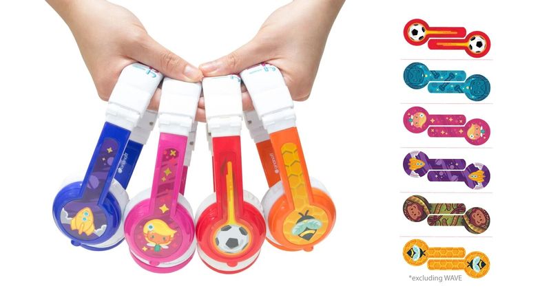 Słuchawki dla Dzieci BUDDYPHONES 3+ Connect 85dB z Mikrofonem Zielone 041192 zdjęcie 7