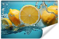 Fototapeta Do Kuchni Abstrakcja POMARAŃCZE Owoce Cytrusy 315cm x 210cm