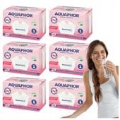 Wkład filtrujący filtry do wody AQUAPHOR MAXFOR+ Mg 6 filtrów z