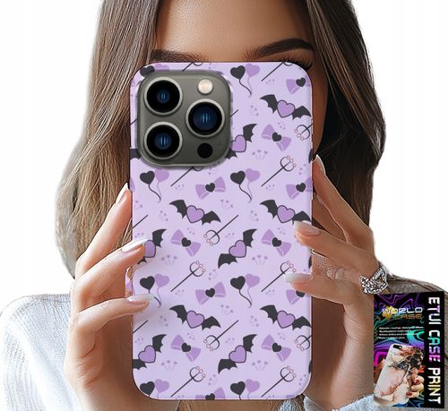 ETUI DO IPHONE 14 PRO MAX - MODNE WZORY WIDŁY SERCA KOKARDKI KOKARDA na Arena.pl