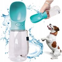 BUTELKA NA WODĘ DLA PSA BIDON POIDŁO MISKA 0,5L PRZENOŚNA SPACER TURYSTYCZN