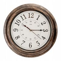 Zegar ścienny 39cm SPELL duży retro cichy