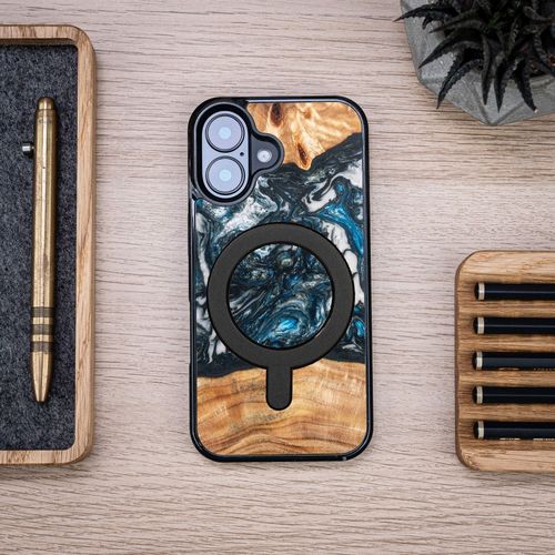 etui bewood unique do iphone 16 - planets - ziemia z magsafe na Arena.pl