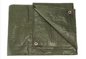 Plandeka - płachta biwakowa zielona 2,85x4 m
