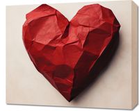 Obraz 60x50cm Kreślone Serce