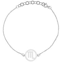 Bransoletka Znak Zodiaku Skorpion Srebro 925