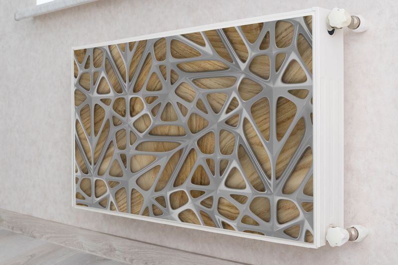 Osłona MAGNETYCZNA Na Grzejnik Abstrakcja Wzór 3D 120cm x 60cm zdjęcie 4