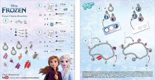 Totum zestaw kreatywny do robienia bransoletek Kraina Lodu dla dziewczynki na Arena.pl