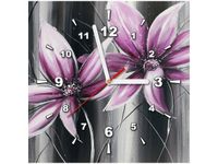 30X30CM ZEGAR ZGRANY DUET OBRAZ DREWNO