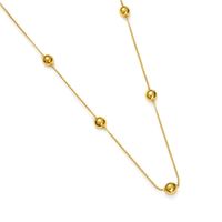 naszyjnik z kulkami z kolekcji classic (c6952au)