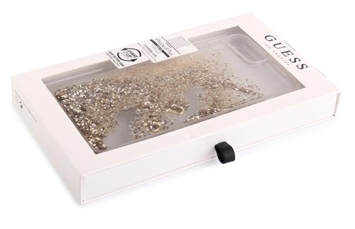 GUESS LIQUID GLITTER iPhone 6 Plus / 6S Plus / 7 Plus / 8 Plus - GOLD na Arena.pl