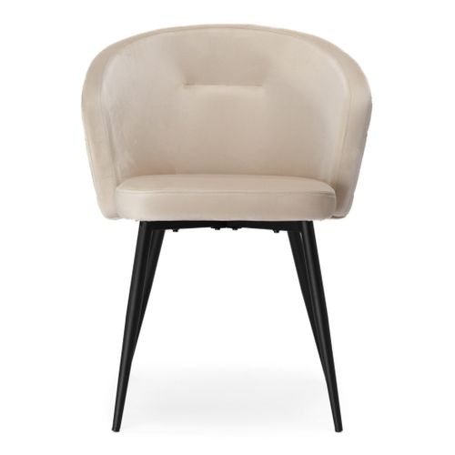 Krzesło HAMPTON VELVET beżowe na Arena.pl