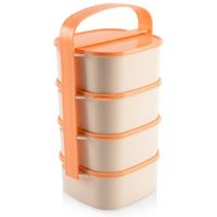 Menażka obiadowa plastikowa 4-poziomowa 4x1,15 l