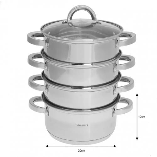 garnek na parę klausberg 5 elem. 20cm kb-7140 na Arena.pl