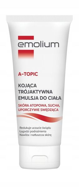 EMOLIUM A-TOPIC Trójaktywna Emulsja Do Ciała 200ML zdjęcie 1