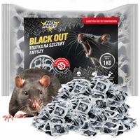 NAJSILNIEJSZA TRUTKA NA SZCZURY MYSZY GRYZONIE CZARNA PASTA NO PEST
