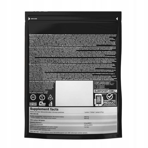 OLIMP CREATINE MONOHYDRATE XPLODE 500G KREATYNA MONO WITAMINY MINERAŁY na Arena.pl