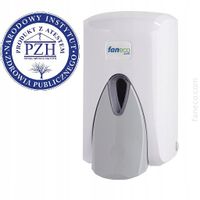 Dozownik mydła w płynie 0,5l BIAŁO-SZARY ATEST PZH