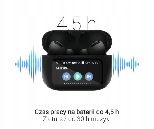 Słuchawki True Wireless Silver Monkey Smart Buds Pro czarne na Arena.pl