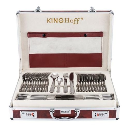 Sztućce Satynowane w Walizce 72 ele 12 osób na Arena.pl