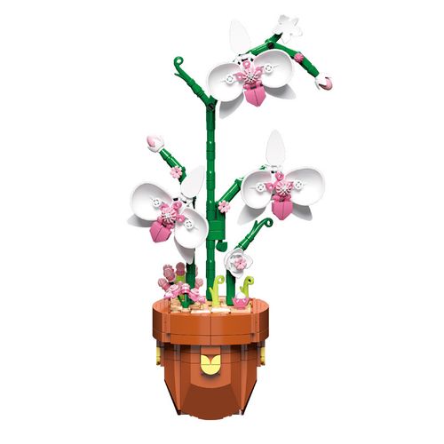 Storczyk W Doniczce Z Klocków Klocki Konstrukcyjne Orchidea Dzień Kobiet na Arena.pl