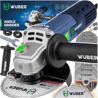 SZLIFIERKA KĄTOWA DIAX MOCNA KĄTÓWKA + 10 TARCZ 125 MM ZESTAW XXL