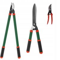 ZESTAW 3 sztuki SEKATOR do GAŁĘZI do ŻWYOPŁOTU OGRODOWY Nożyce Ogrodowe