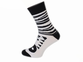 Kolorowe skarpety unisex ZEBRY produkt polski 44-46